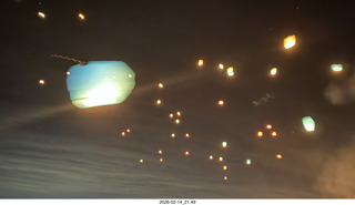 Arizona Flying Circus - floating fire lights