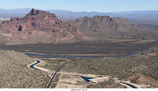 aerial - Salt River to grapevine