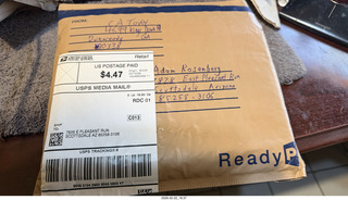 package from Craig - Richard Stallman autographed book