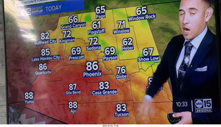 Arizona weather on TV