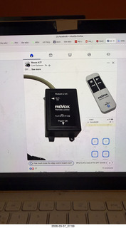 Facebook - ad for ReVox A77 radio remote control