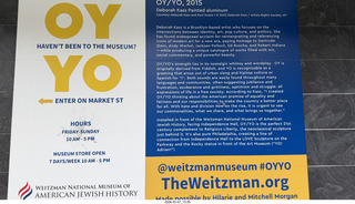 Philadelphia - Weitzman National Museum of American Jewish History - OY YO