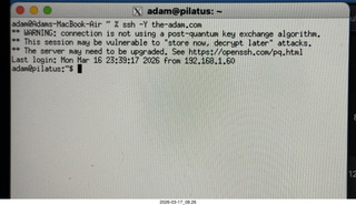 my Mac SSH warning