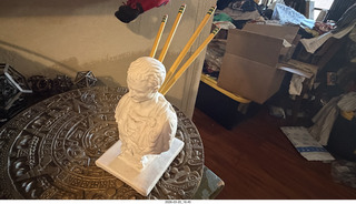 Julius Caesar stab-in-the-back pencil holder