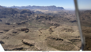 aerial - flight back from Grapevine to Mesa