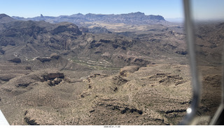 aerial - flight back from Grapevine to Mesa