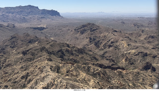 aerial - flight back from Grapevine to Mesa