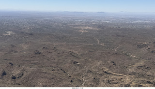 aerial - flight back from Grapevine to Mesa