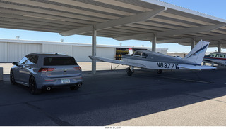my car and airplane, both N8377W