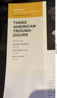 Arizona Musicfest - Three American Troubadours