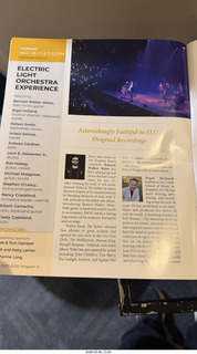 Arizona Musicfest - Electric Light Orchestra Experience - program