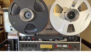 beethoven violin concerto tape with warble wobble (leader tape wound around capstain)