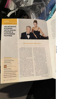 Arizona Musicfest - David Foster and Katherine McPhee - program