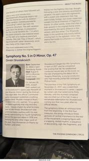 Phoenix Symphony - Shostakovich No. 5 program