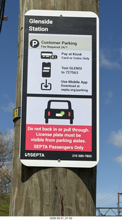 Glenside train station parking