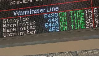 Philadelphia - train sign