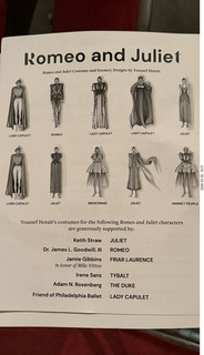 Philadelphia Ballet - Romeo and Juliet - choreographer Juliano Nunes and costume designer Youssef Hotait
