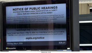 SEPTA notice of public hearings