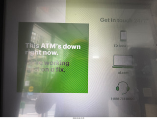 It just worked for me. Now This ATM's down right now. It was up a minute later.