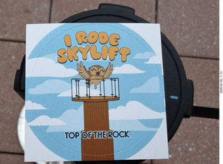 New York City - Top of the Rock  sticker