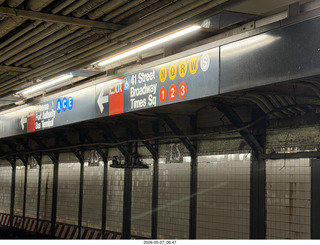 New York City - subway station