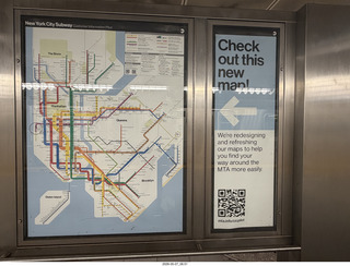New York City - subway station map