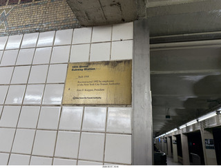 New York City - subway station