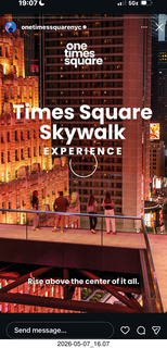 Facebook ad for One Times Square