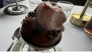 New York City - lunch at Fiorello's - dessert