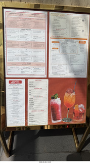 New York City - lunch at Fiorello's menu