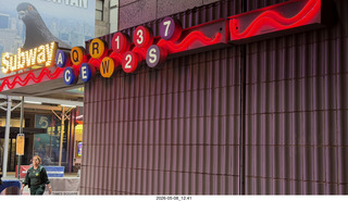 New York City - BEGIN TOLL ZONE sign