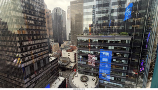 New York City - One Times Square glass floor + Adam