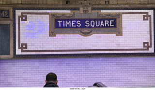New York City - subway station - Times Square