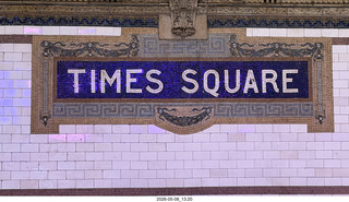 New York City - subway station - Times Square