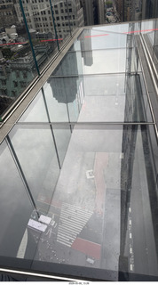 New York City - One Times Square glass floor