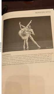 New York City Ballet program