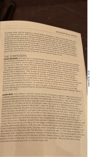 New York City Ballet program