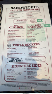 New York City - Carnegie Diner & Cafe menu