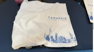 New York City - Carnegie Diner & Cafe napkin