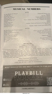 New York City - Wicked program