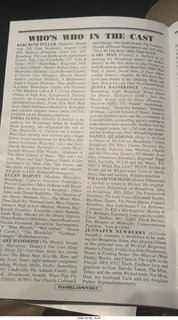 New York City - Wicked program