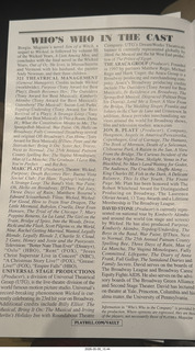 New York City - Wicked program