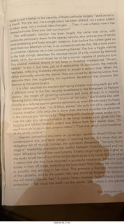 New York City Opera - La Traviata program