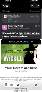 tickets for Wicked