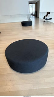 New York City - MoMA - soft sit-down stool