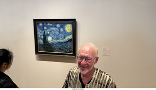 New York City - MoMA - Van Gogh - Starry Night + Adam