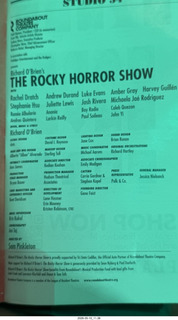 New York City - Rocky Horror Show program