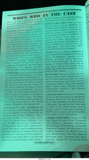 New York City - Rocky Horror Show program