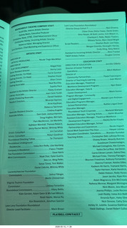 New York City - Rocky Horror Show program