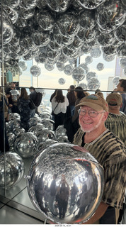 New York City - Summit, One Vanderbilt - bubble balls + Adam
